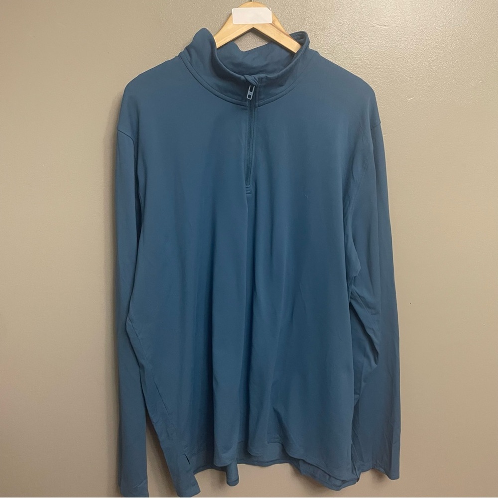 Under Armour Men’s Blue 1/4 Zip Long Sleeve Pullover